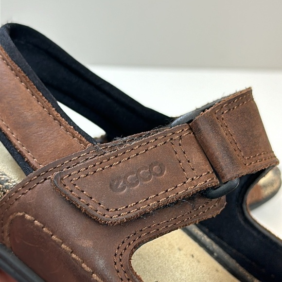 Ecco Brown Leather Cosmo Sandals Size 36(5-5.5) - Picture 11 of 16